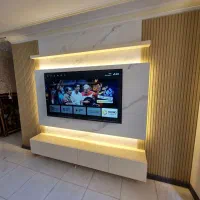 بازسازی تی وی وال نقاشی پوستر کابینت سقف کاذب|خدمات پیشه و مهارت|نسیمشهر, |دیوار