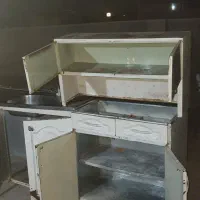 کابینت فلزی با هود وسینگ|آب‌چکان و نظم‌دهنده ظروف|ورامین, ورامین|دیوار