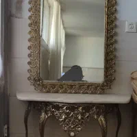 آینه کنسول برنز اصل سنگین وزن سایز بزرگ