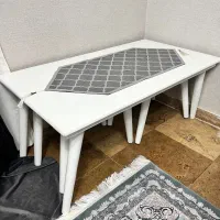 مبل راحتی ۷نفره همراه با میز ناهارخوری و عسلی|مبلمان خانگی و میز عسلی|محلات, |دیوار