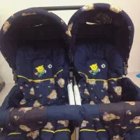 فروش فوری کالسکه دوقلو|کالسکه و لوازم جانبی|شیراز, درکی|دیوار