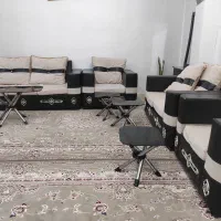 مبل راحتی 7 نفره همراه با جلو مبلی|مبلمان خانگی و میز عسلی|بوکان, |دیوار