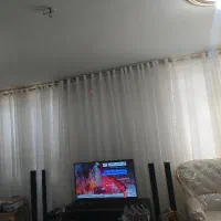 پرده حریر ۱۴ متر پانچ کاملا سالم