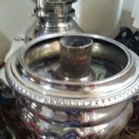 سماور گازی برادران غفاری قدیمی سنگین 8لتری|قوری، کتری، قهوهساز دستی|صوفیان, |دیوار