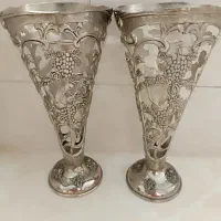 جا گلدانی سیلور قدیمی