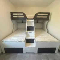 تخت دوطبقه سه نفره مدل 901