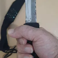 چاقو با جلد ابربشمی دست باف