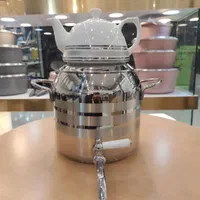 کتری استیل کف چدن دوجداره و دو دسته ، کتری قوری|قوری، کتری، قهوه‌ساز دستی|تهران, تهرانپارس شرقی|دیوار