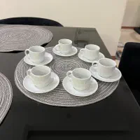 یک دست فنجان نعلبکی سرامیکی