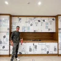 ساخت انواع کابینت کمددیواری ام دی اف