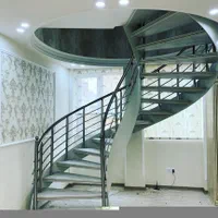 پله دوبلکسی،نرده استیل،حفاظ استیل،