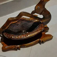 ظرف اجیل هندی دکوری چوبی|ظروف سرو و پذیرایی|مشهد, راهنمایی|دیوار