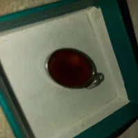 عقیق سرخ یمن با قاب نقره ب همراه حرز امام جواد|کلکسیون اشیاء عتیقه|ری, سیزده آبان|دیوار