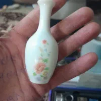 گلدان فسقلی چینی کلکسیونی قدیمی