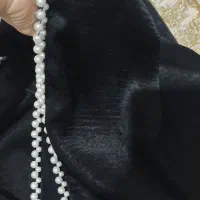 شال دور مروارید و لباس ست