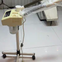 صندلی سه تیکه ارایشگاهی رنگ مشکی ودستگاه بخور|آرایشگاه و سالنهای زیبایی|ساری, |دیوار