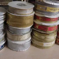 روبان زری دوز بسیار زیبا خارجی و پرچم های خارجی