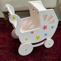 کالسکه تمام چوب دکوری