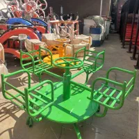 چرخ و فلک الاکلنگ پارکی فلزی نشیمن پلی اتیلن کودک