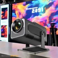 ویدئو پروژکتور مدل hy320 کارتن طلایی سایز بزرگ