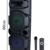 اسپیکر شارژی باند73 سانت پارتی باکس دیجی میکروفون|سیستم صوتی خانگی|قم, نیروگاه|دیوار