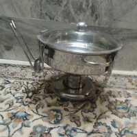 سوفله خوری استیل با درب شیشه ای