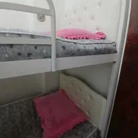 تخت دو طبقه فلزی|تخت و سرویس خواب|مشهد, حضرت حجت|دیوار