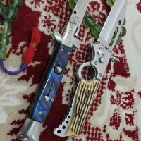 دو تا چاقو ضامن دار با چرکه