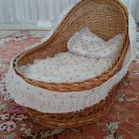 سبد حصیری نوزاد