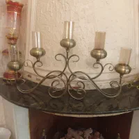 یک عدد شمعدان شش شعله بسیار زیبا