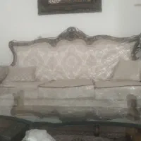 مبل نه نفر با روکش تمیز ونو