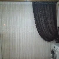 پرده با زیر پرده سالم در حد نو