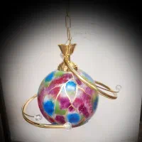 آکبند لوستر تک شعله حباب پتینه خطی مدرن|لوستر و چراغ آویز|تهران, فردوسی|دیوار