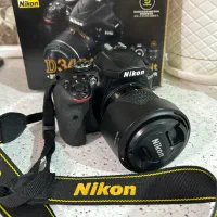 دوربین نیکون D3400‌ در حد نو به همراه کارتن