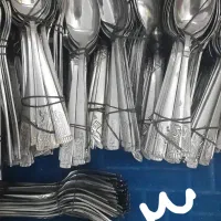 قاشق وچنگال تعداد بالا.|ظروف سرو و پذیرایی|مشهد, پروین اعتصامی|دیوار