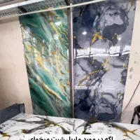 بازسازی سرویس حمام ماربل شیت خاص یکروز کاغذ دیواری