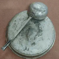 سینی و ملاقه مسی|کلکسیون اشیاء عتیقه|قم, مهدیه|دیوار