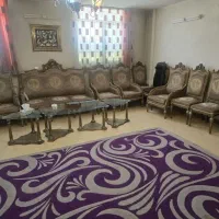 مبلمان سلطنتی ۱۷ نفره سالم و تمیز + ۳ میز عسلی
