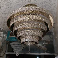 لوستر هوشمند مدرن کریستالی|لوستر و چراغ آویز|کرمانشاه, |دیوار