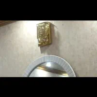لوستر سقفی و دیواری کریستالی طلایی