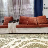 مبل ۷نفره دسته چوبی