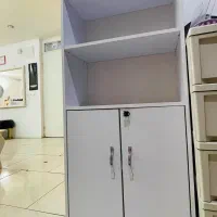 جاکفشی کمد‌ قفسه ویترین کتابخانه چوبی نو|کتابخانه، شلف، قفسه‌های دیواری|گرگان, |دیوار