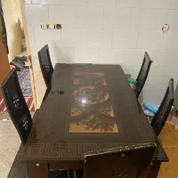 میز نهار خوری ۶ نفره|میز و صندلی غذاخوری|آبدانان, |دیوار