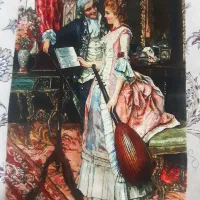 تابلو فرش دستبافت موزیسین عاشق اقساط