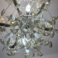 لوستر ۶ شعله ای|لوستر و چراغ آویز|کرج, دهقان ویلا|دیوار