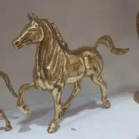 تولید و پخش اسب برنزی پرشی برنجی دکوری کادویی|صنایع دستی و سایر لوازم تزئینی|رباطکریم, شترخوار|دیوار