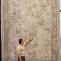 فرش شمس ۱۲۰۰شانه گل برجسته درجه یک سرای فرش حدادی