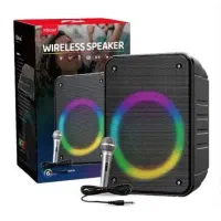 اسپیکر بلوتوثی تک باند kts-2049 بهمراه میکرفن فلزی