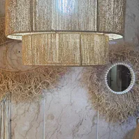 لوستر رافیا|لوستر و چراغ آویز|تهران, فلسطین (میدان انقلاب)|دیوار