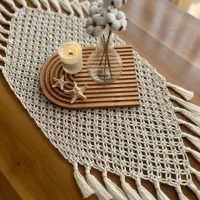 رانر و رومیزی مکرومه|صنایع دستی و سایر لوازم تزئینی|تهران, شهرک رضویه|دیوار